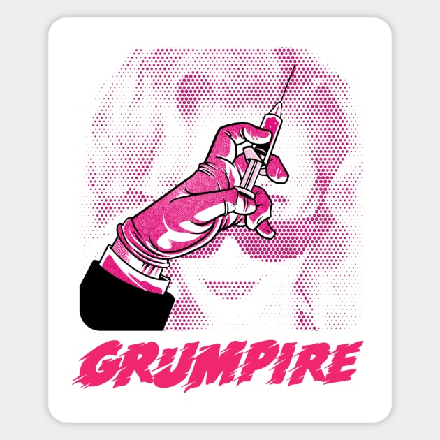 Antiviral Sticker by Grumpire